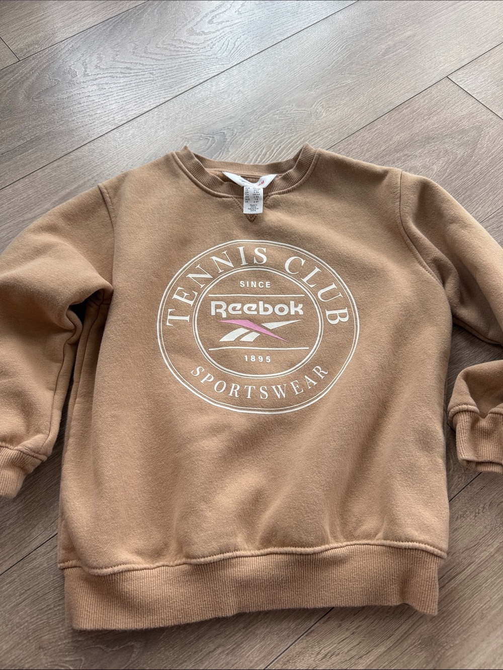 Reebok Men’s Tennis Club Crewneck Sweatshirt - Brown